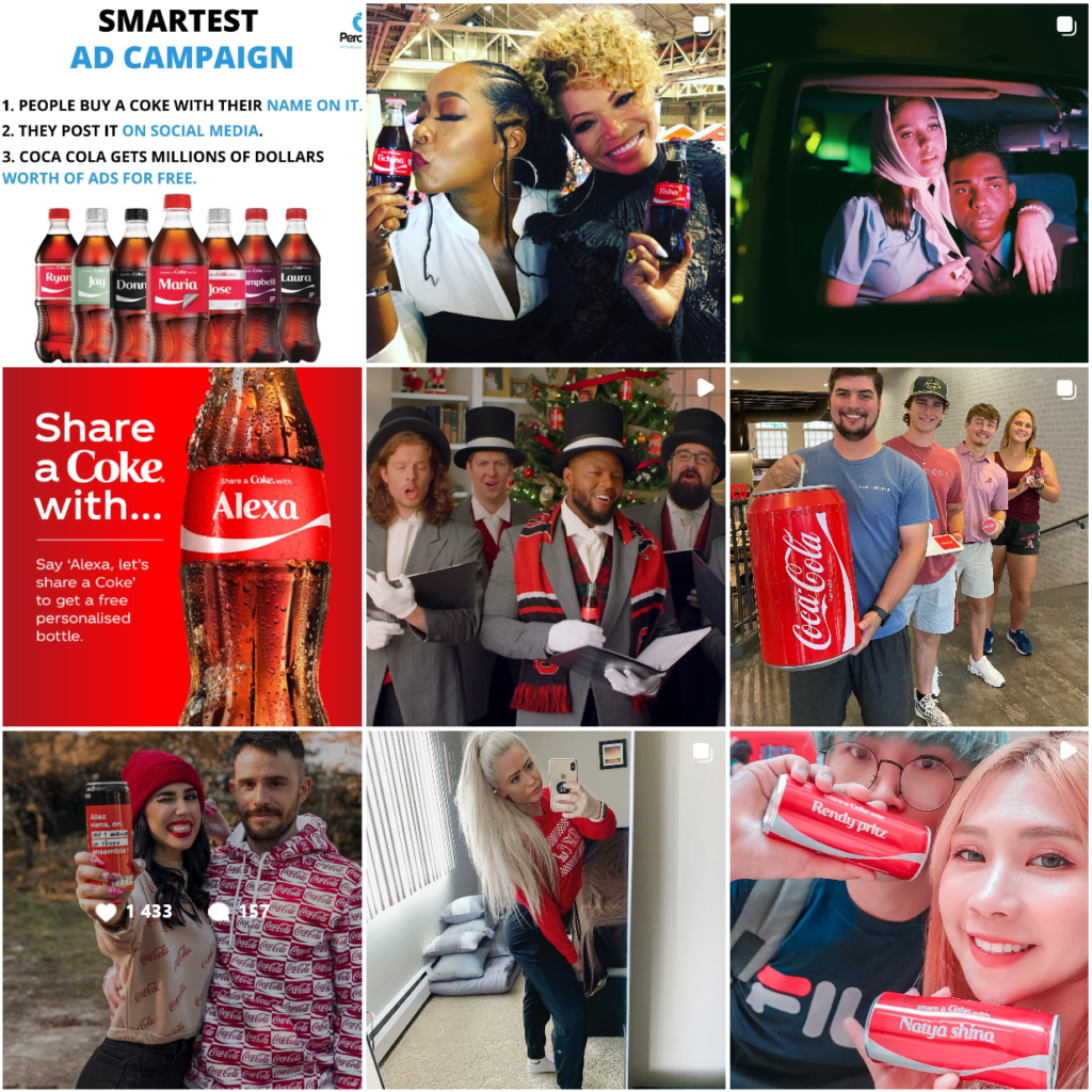 популярный хэштег CocaCola