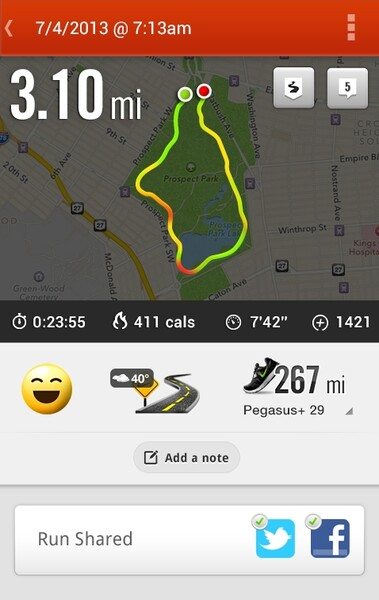 приложение Nike+